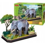 CubicFun 3D puzzle Zvířecí kamarádi Slon 42 ks – Hledejceny.cz