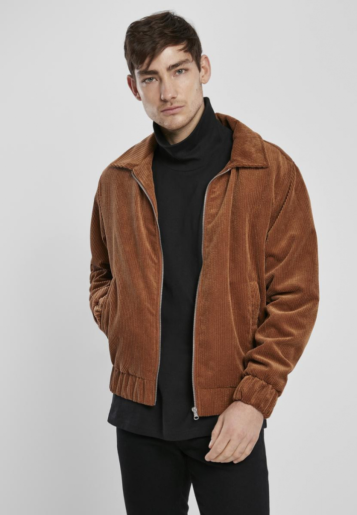 Urban Classics Boxy Corduroy Jacket toffee