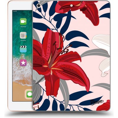 Picasee silikonový Apple iPad 9.7" 2018 6. gen Red Lily čiré