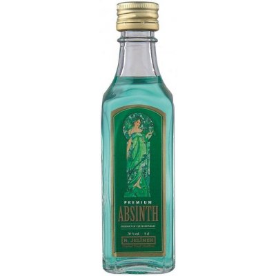 Rudolf Jelínek Premium Absinthe 70% 0,05 l (holá láhev)