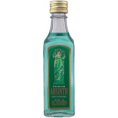 Rudolf Jelínek Premium Absinthe 70% 0,05 l (holá láhev) – Zbozi.Blesk.cz