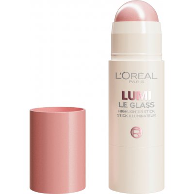 L'Oréal Paris Lumi Le Glass Highlighter Stick rozjasňovač v tyčince s vysokým leskem 620 Glassy Pink Ballet 7 g – Zboží Dáma