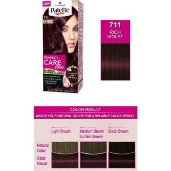 Pallete Perfect Color Care 711 Sytě fialový barva na vlasy