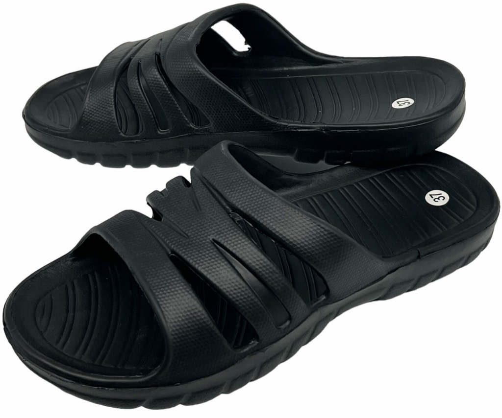 Sport pánské pantofle černé