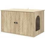 VidaXL Kočičí dům Sonoma 85 x 55 x 50,5 cm – Hledejceny.cz