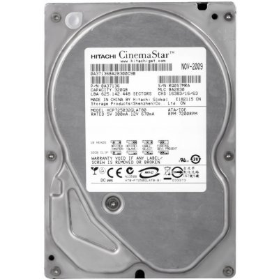 Hitachi 320GB PATA IDE/ATA 3,5", HCP725032GLAT80