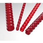 Eurosupplies vázací hřbet plastový A4 16 mm červený 100 ks – Hledejceny.cz