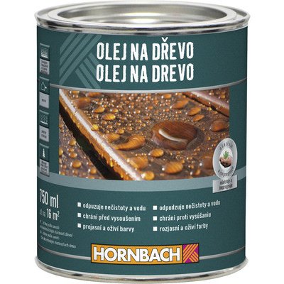 Hornbach Olej na dřevo 0,75 l Teak