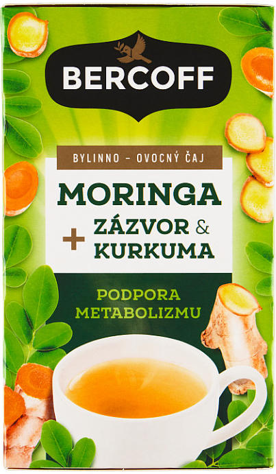Bercoff čaj Moringa 16 x 1,5 g