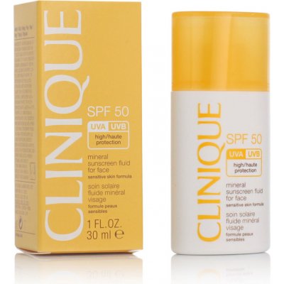Clinique Mineral Sunscreen Fluid For Face SPF50 30 ml – Hledejceny.cz