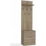 Falco Předsíňová stěna Topaz Černá mat – Zboží Dáma