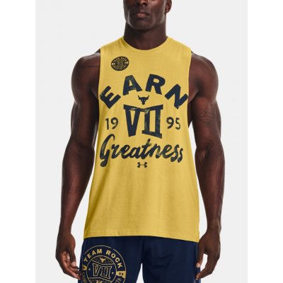 Under Armour UA Pjt Rk Earn Greatness Tnk žlutá – Sleviste.cz