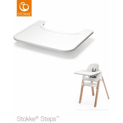 Stokke Pultík k židličce Steps White – Hledejceny.cz