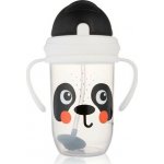 Canpol Babies Nevylévací hrneček se slámkou a závažím BabiesBoo panda 270 ml – Zboží Mobilmania