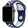 Eternico Sporty pro Apple Watch 38mm / 40mm / 41mm Cloud White and Blue AET-AWSP-WhB-38