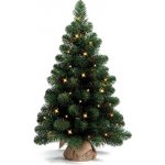 LAALU Vánoční stromek Narnie v květináči 45 cm s LED OSVĚTLENÍM – Zbozi.Blesk.cz