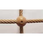 Šplhací síť Herkules PES 16 mm oko 40 cm plastové koule béžová – Zboží Dáma