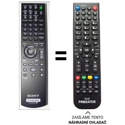 Dálkový ovladač Predátor Sony RM-AMU096, CMT-MX700Ni CMT-MX750Ni – Zboží Živě