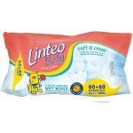 Linteo Baby Soft and Cream vlhčené ubrousky 120 ks – Zboží Dáma