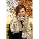 LivCo Corsetti Fashion dámská šála leopard hnědá – Hledejceny.cz