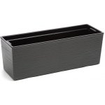 LAMELA Truhlík BEGONIA 560x190x190mm vrub antracit – Sleviste.cz