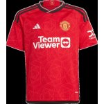 Adidas Manchester United 23/24 dětský domácí fotbalový dres červený – Zboží Mobilmania