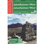 PhoneMaps 110 Jotunheimen západ 1:50 000 turistická mapa – Sleviste.cz