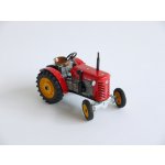 Kovap Kovap Traktor Zetor 25A červený na klíček kov 15cm v krabičce 1:25 – Zbozi.Blesk.cz