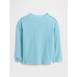 GAP Baby tričko s vaflovým vzorem Modrá – Sleviste.cz