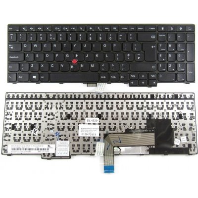 klávesnice Lenovo Thinkpad Edge E550 E550C E555 E555C E560 E565 černá UK - design 2 – Zboží Mobilmania