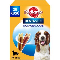 Pedigree Dentastix Daily Oral Care dentální pamlsky pro psy středních plemen 28 ks 720 g