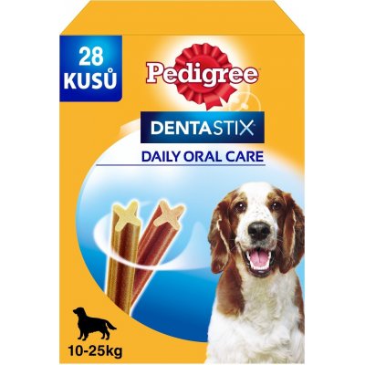 Pedigree Dentastix Daily Oral Care dentální pamlsky pro psy středních plemen 28ks 720 g – Hledejceny.cz