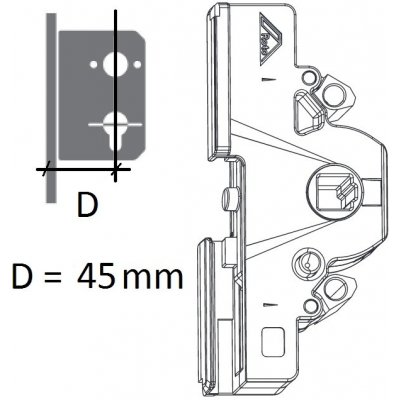 ROTO NX Skříň převodu 45 mm – Zbozi.Blesk.cz