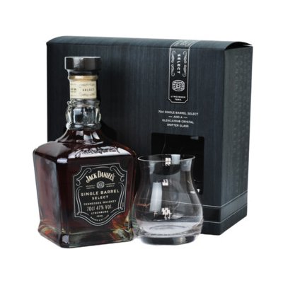 Jack Daniel's Single Barrel Select 47% 0,7 l (dárkové balen 1 sklenice) – Zboží Mobilmania