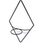 Prosperplast Nástěnný květinový stojan SHOWY HANGERER III černý – Zboží Dáma