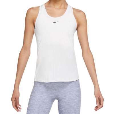 Nike Dri Fit One Slim Tank white black – Zboží Mobilmania