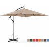 Zahradní slunečník Uniprodo Uni Umbrella SQ250CR 250 x 250 cm krémový