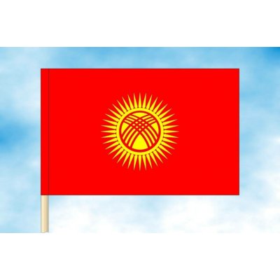 LIBEA, s.r.o. Vlajka Kyrgyzstánu Rozměr: 60×90 cm, Uchycení: Návlek na žerď – Hledejceny.cz