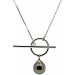 Lenka Výmolová mořská perla z Tahiti na řetízku v bílém zlatě – Zboží Dáma