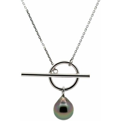 Lenka Výmolová mořská perla z Tahiti na řetízku v bílém zlatě – Zboží Dáma