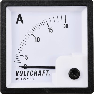 Voltcraft Analogové panelové měřidlo AM-72X72/15A 15 A – Hledejceny.cz