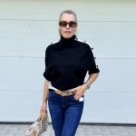 Made in Italy Černý trendy svetr s zdobený knoflíky BOTTOM – Hledejceny.cz