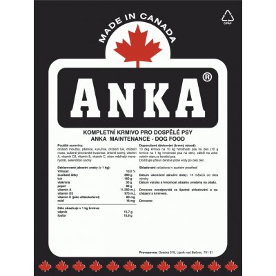 Anka Maintenance 2 x 20 kg – Hledejceny.cz