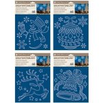 Anděl Kreativní šablony vánoční mix motivů 25x35 cm 6636 – Hledejceny.cz