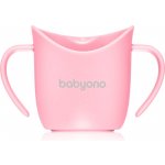 BabyOno Ergonomický tréninkový hrnek 120 ml růžový – Zboží Dáma