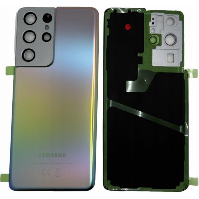 Kryt Samsung Galaxy S21 Ultra zadní stříbrný – Zboží Živě