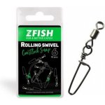 Zfish Karabinka s Obratlíkem Rolling Swivel & Coastlock Snap Vel. 12 10ks – Zbozi.Blesk.cz