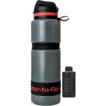 Water-To-Go Eco Active 0,75 l šedá / červená – Zbozi.Blesk.cz