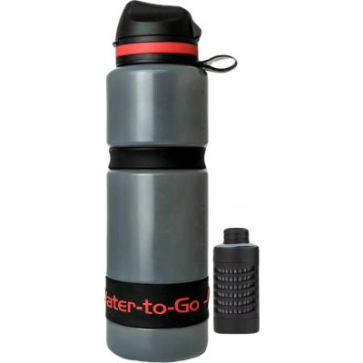 Water-To-Go Eco Active 0,75 l šedá / červená – Zbozi.Blesk.cz