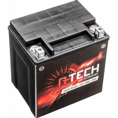 Baterie 12V, YIX30L-BS GEL, 12V, 30Ah, 400A, bezúdržbová GEL technologie 165x125x175 A-TECH (aktivovaná ve výrobě) – Zboží Mobilmania